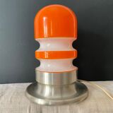 Vintage opaline design lamp 1970 70 space age