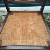 Pair of old brutalist design armchairs