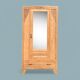 Parisian art deco cabinet in raw wood 1930