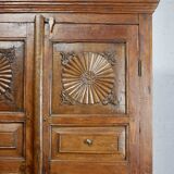 Antique carved wooden cabinet