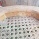 Pair of thonet style bistro chairs light curved wood + cane seat