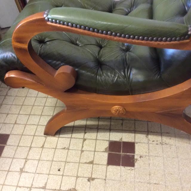 Chesterfield type armchair