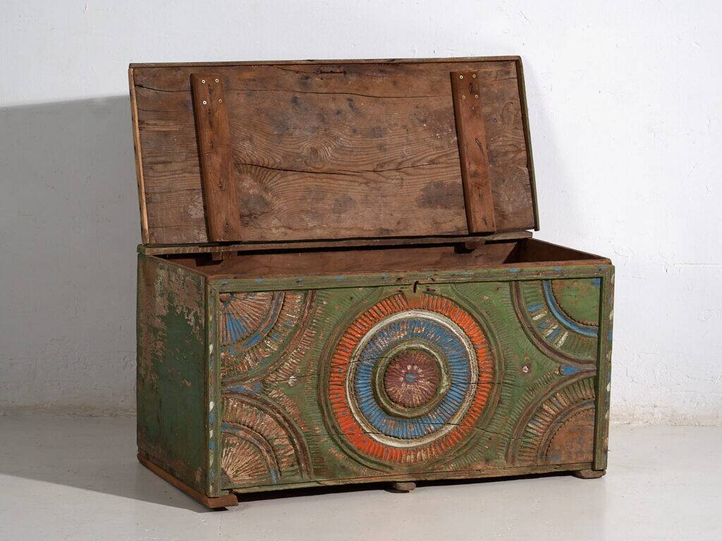 Old carved mallet in folk art style (c.1900) #79