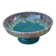 Vintage fruit bowl cab ceramic from bordeaux in green terracotta.
