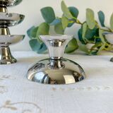 6 Coupelles Vintage Inox Années 70 – Vaisselle Rétro Métal Argenté Style 1970