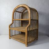rattan shelf
