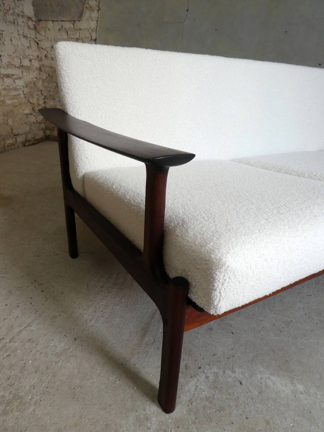 Rosewood sofa by edvard valentinsen for fraska, denmark, 1960