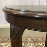 English beech pedestal table from the 1950s
