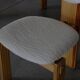 Pine tripod dining chairs - Europe 1970s