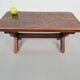 Brutalist Oak Cross Leg Coffee Table, Spain, 1930s