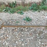Antique vintage coffee table with marble top