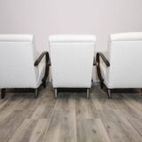 Armchairs by Jindrich Halabala, 1940s, Set of 3