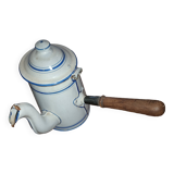 Chocolatière en tôle émaillée