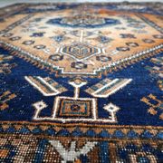 Antique Shiraz Gashkai handmade rug 155 x 207 cm 1920s