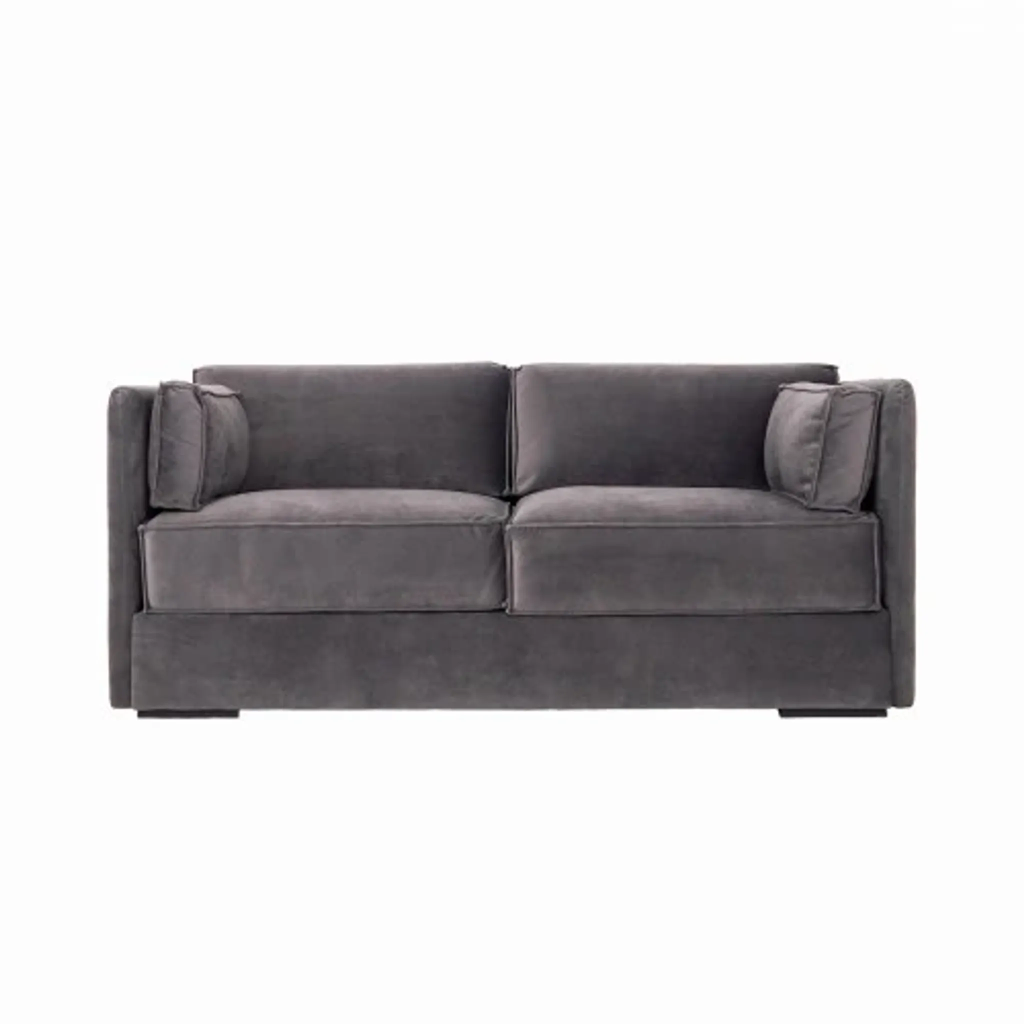Sofa HAGA grey velour, Scandinavian design