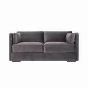 Sofa HAGA grey velour, Scandinavian design