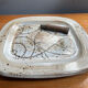 Jacques pouchain atelier dieulefit vintage earthenware dish 1960
