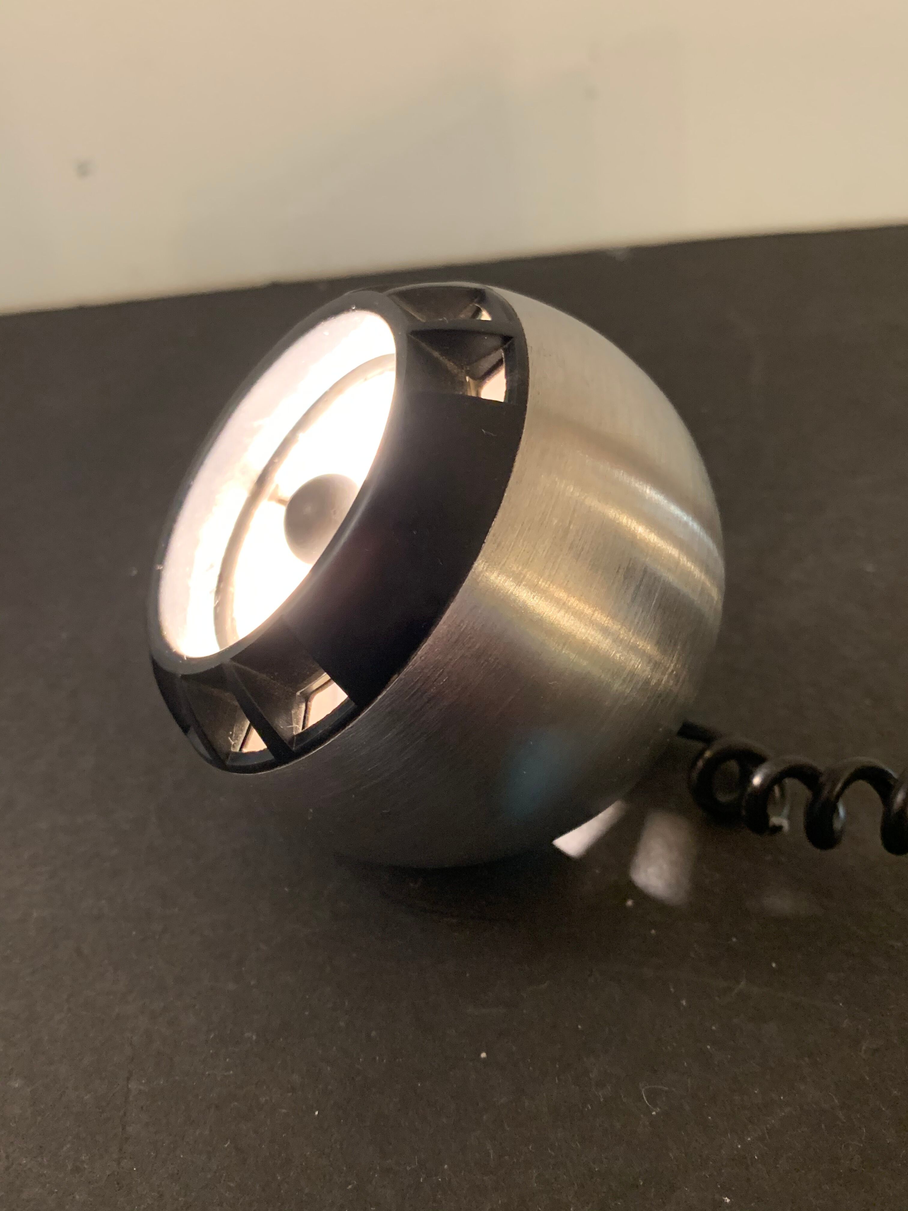 Lampe spot noire articulée Osram 1970
