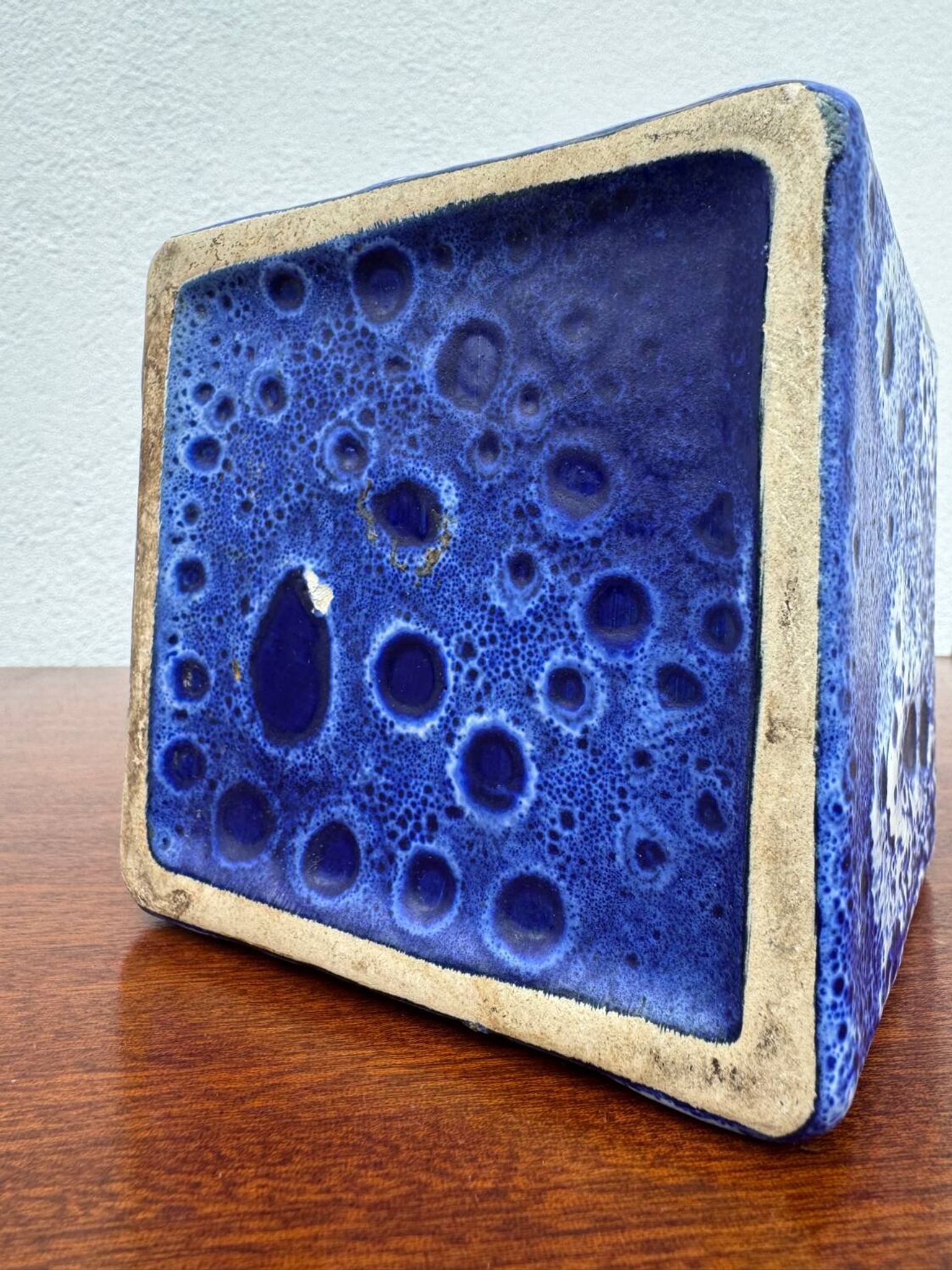 Vase carré ES Keramik, années 70