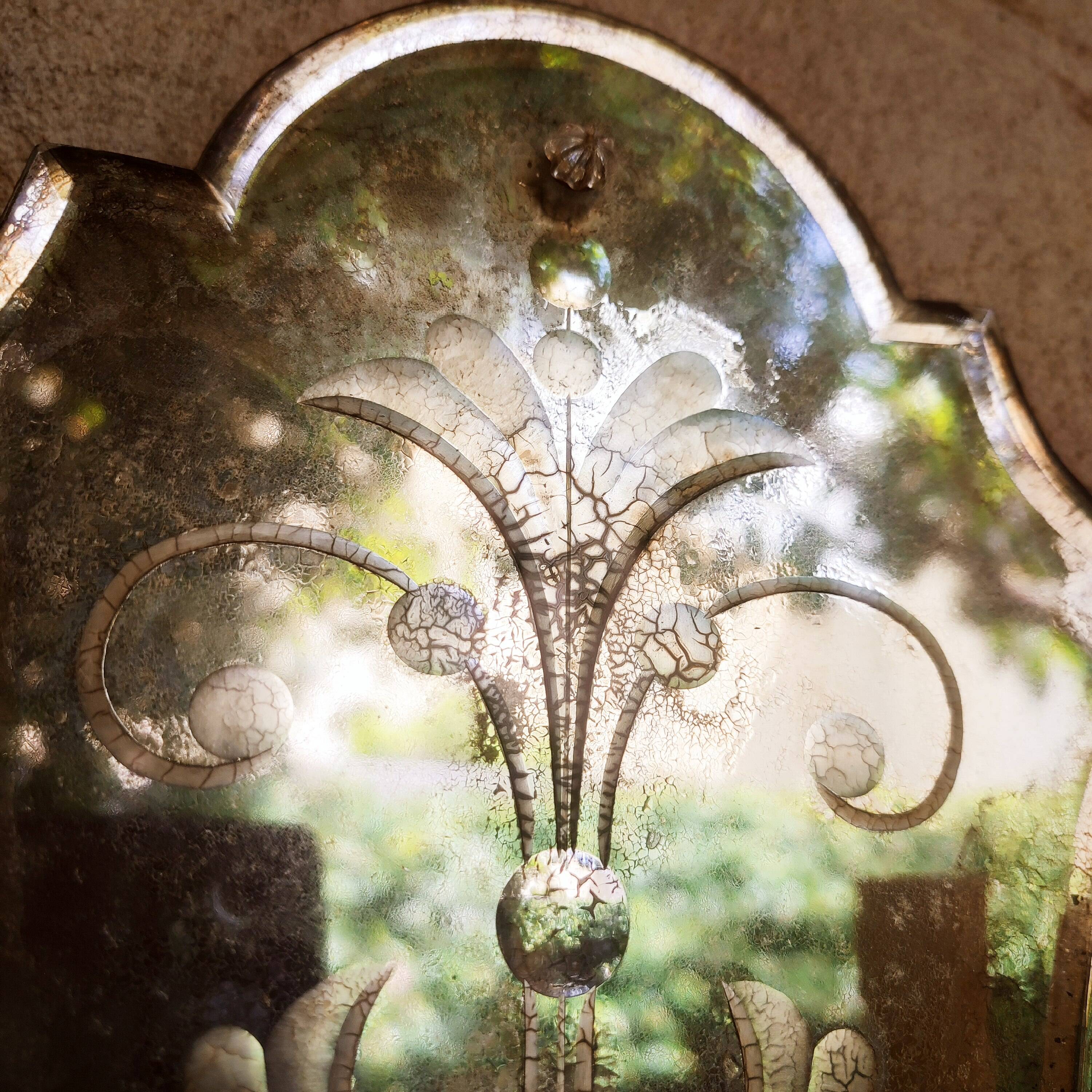 Venetian glass wall light
