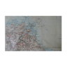 Old map Saint Brieuc, Lamballe, Tréguier, Loudeac