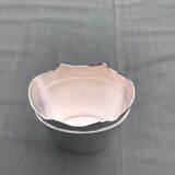 Cigar box Oval Silver metal