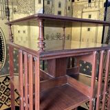 Walnut revolving library