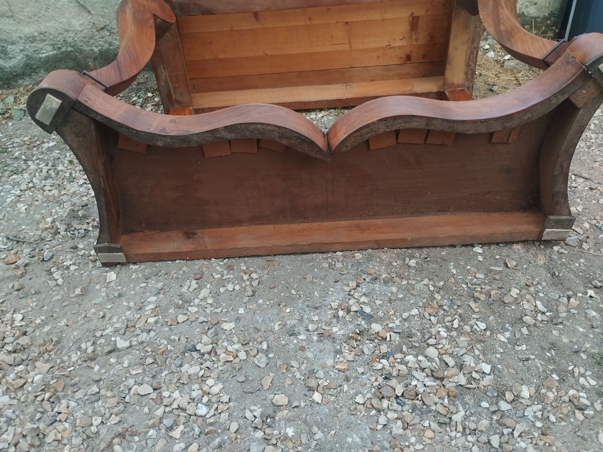 Console from the old Louis Philippe era with a marble top.