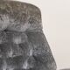 Scandinavian armchairs in velvet and steel, 1970s