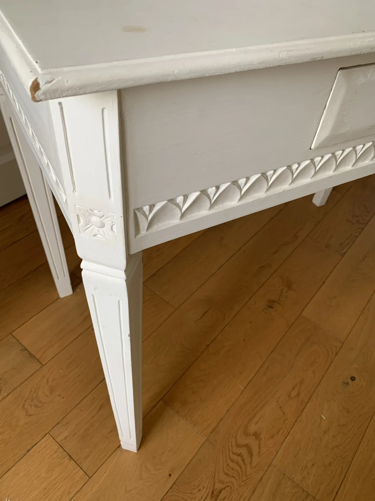 White desk