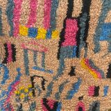 Handcrafted Moroccan Berber carpet 135 x 94 CM