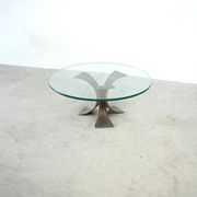 Table basse en bronze de Luciano Frigerio