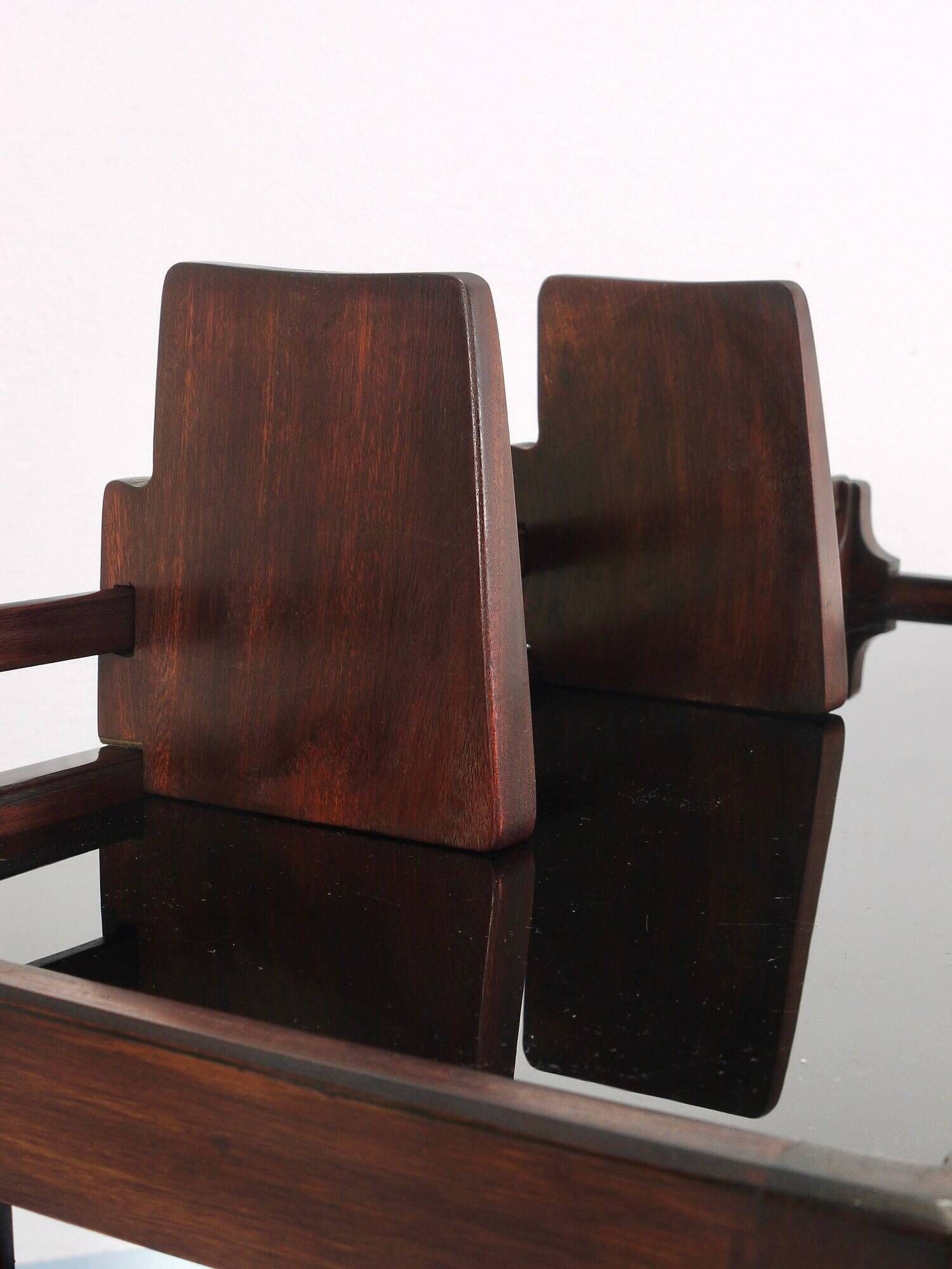 Hagenauer Jirasek unique side table, book shelf, Vienna, 1940s