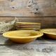 7 deep plates Gien France
