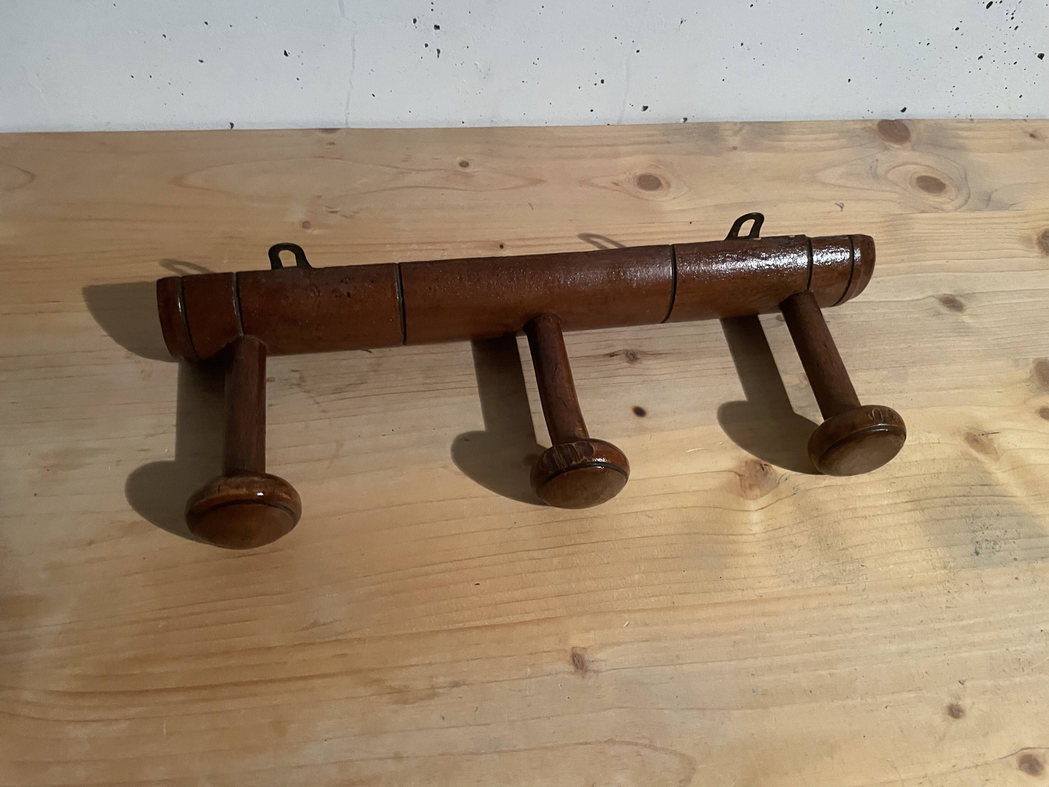 1950s faux bamboo coat rack