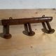1950s faux bamboo coat rack