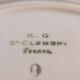Old St-Clément barbotine plate