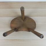 Wooden tripod stool