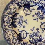 Flat floral plate from 1900