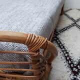 Rattan bed from the 1960s