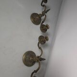 Pair of bronze candlesticks