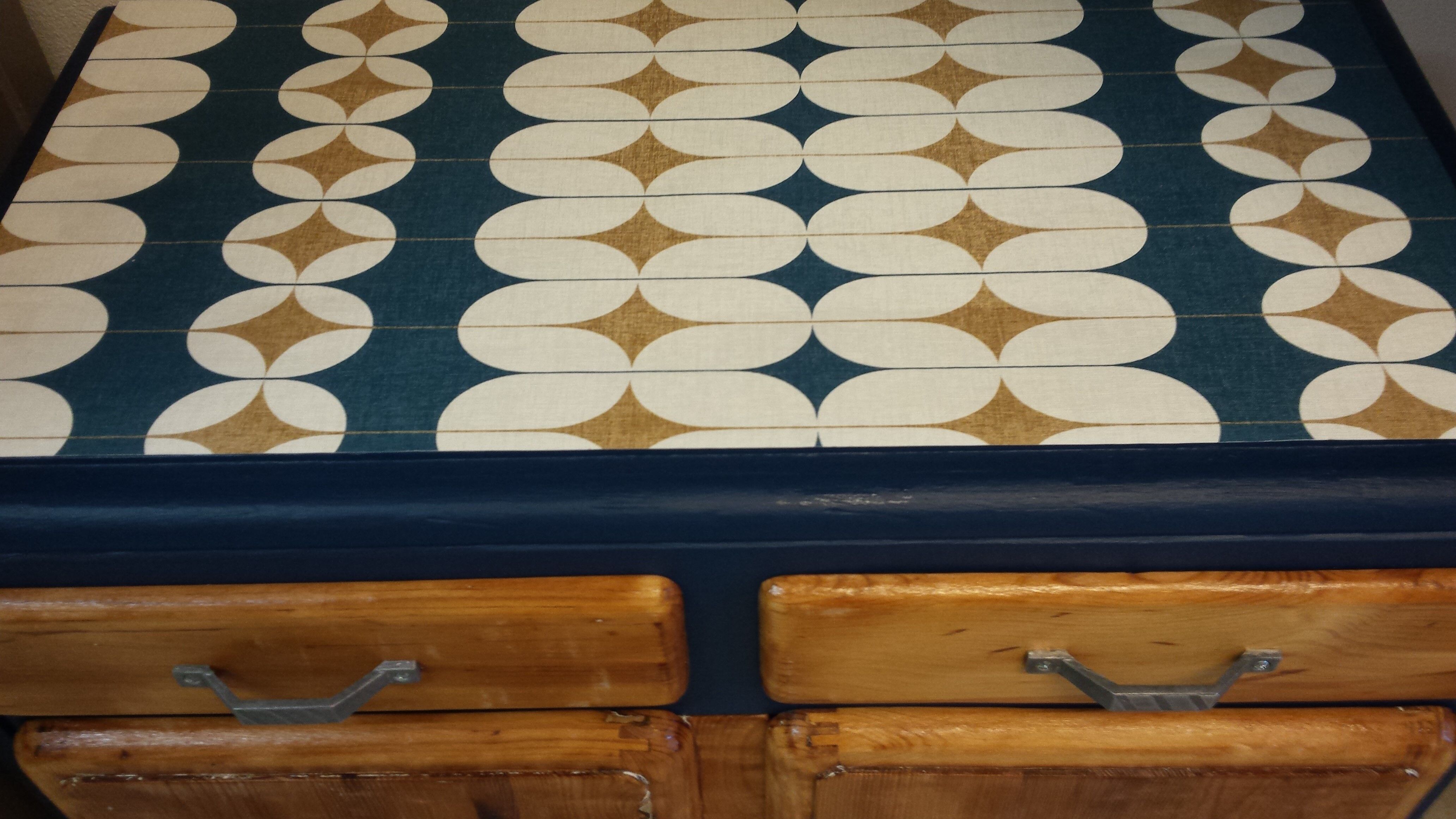 buffet Mado honey color, golden oak
