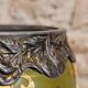 Boîte en verre bohémien antique Carl Hosch vers 1906