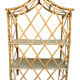 Rattan shelf Chinese hat from the 1960s Sweden