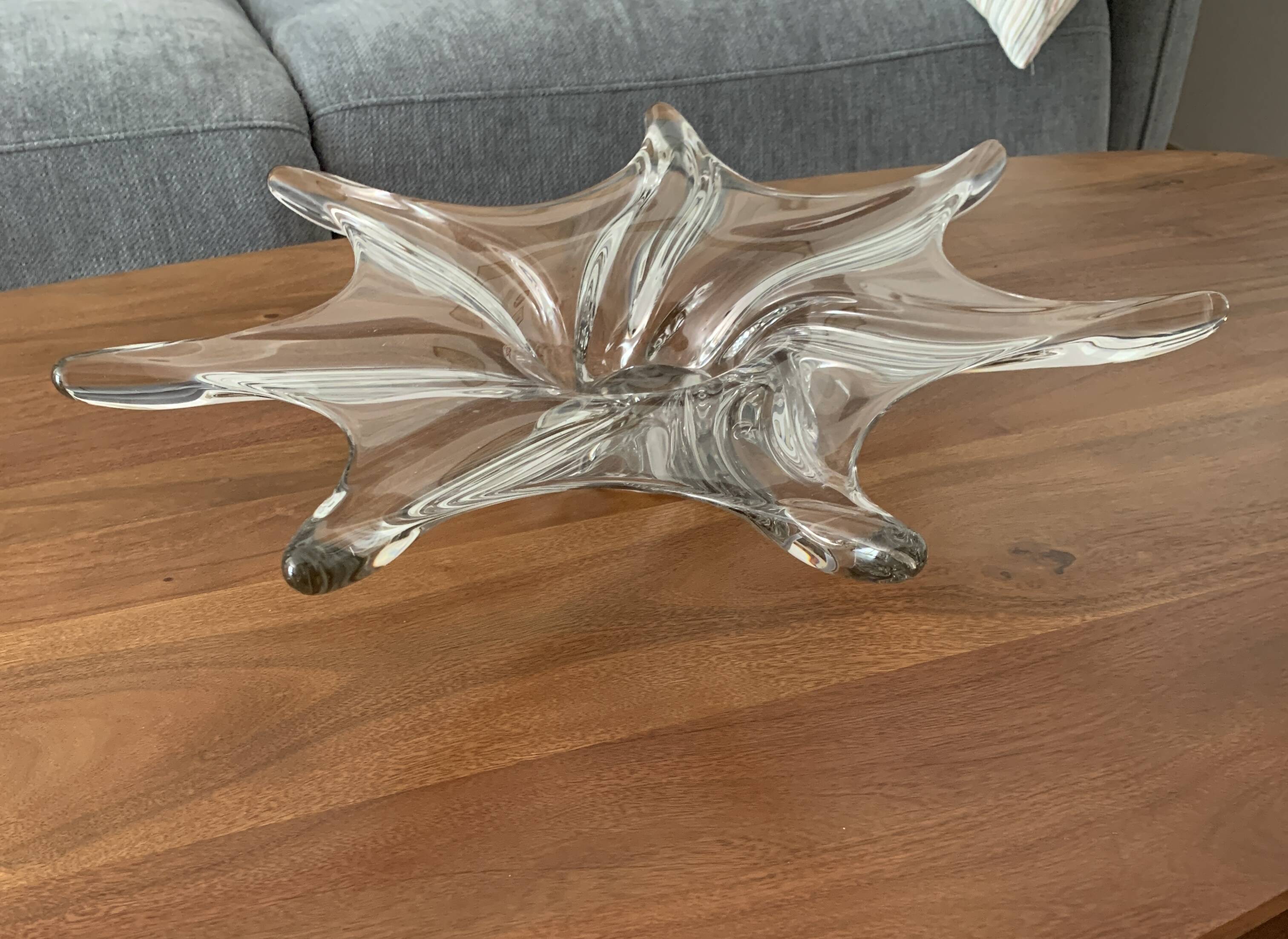 Crystal fruit basket