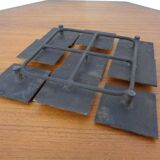 Brutalist Metal Wall Panel, 1960s