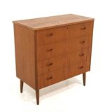 Commode scandinave en teck, Suède, 1960