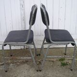 Pair of chairs Cannone PTT 1977
