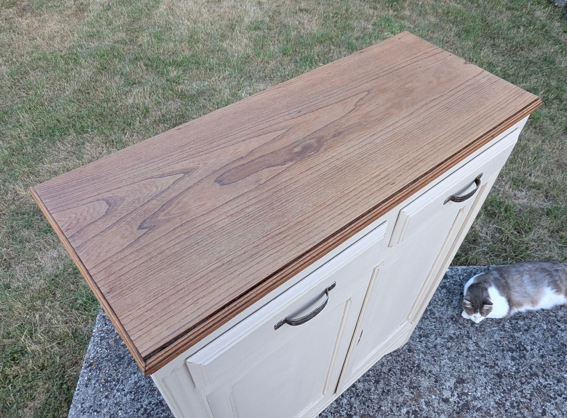 Parisian High Buffet 1930s Art Deco Shabby Patina