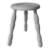 Grey-blue tripod stool